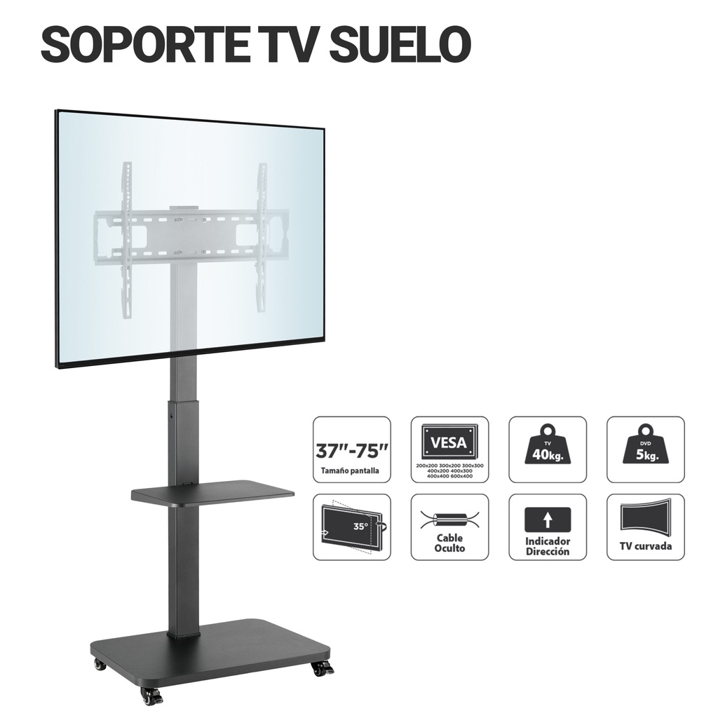 Ventilador de suelo boxfan 45W ORBEGOZO. Mod. TMSLC323