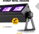 Barra de luz Ultravioleta UV 12 LEDs de 3W BeamZ. Mod. BUV123
