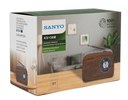 Radio AM/FM/SW con altavoz bluetooth inalámbrico vintage Sanyo. Mod. KS136M