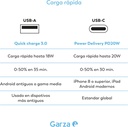 Adaptador enchufe 3 tomas 2USB+USB C Kubo Garza. Mod. 420063C