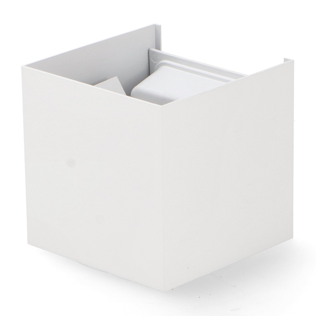 Aplique de Pared Led White Cube 12W Ip54 CCT. Mod. LM6183