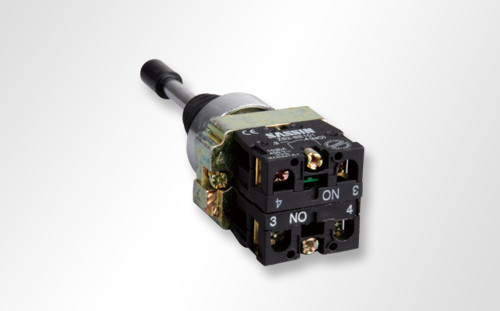 Manipulador (joystick) metálico Ø22mm. 4 posiciones. Sin retorno al centro. 2NO+2NC. Mod. 3SXD2-PA14-13077.jpg