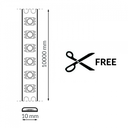 Tira Led 24V Cob Free Cut Ip65 13W/m - 10 Metros 4000K. Mod. LM2786
