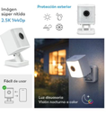 Cámara exterior fija 2.5K Garza Smart. Mod. AURA