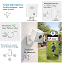 Cámara exterior fija 2.5K Garza Smart. Mod. AURA