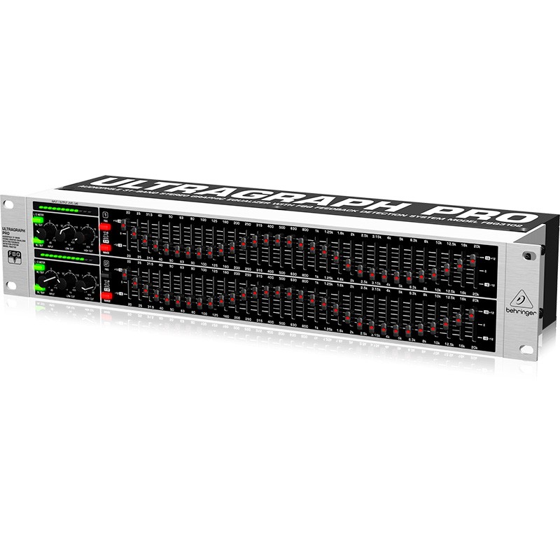 Ecualizador gráfico estéreo Behringer. Mod. FBQ-3102