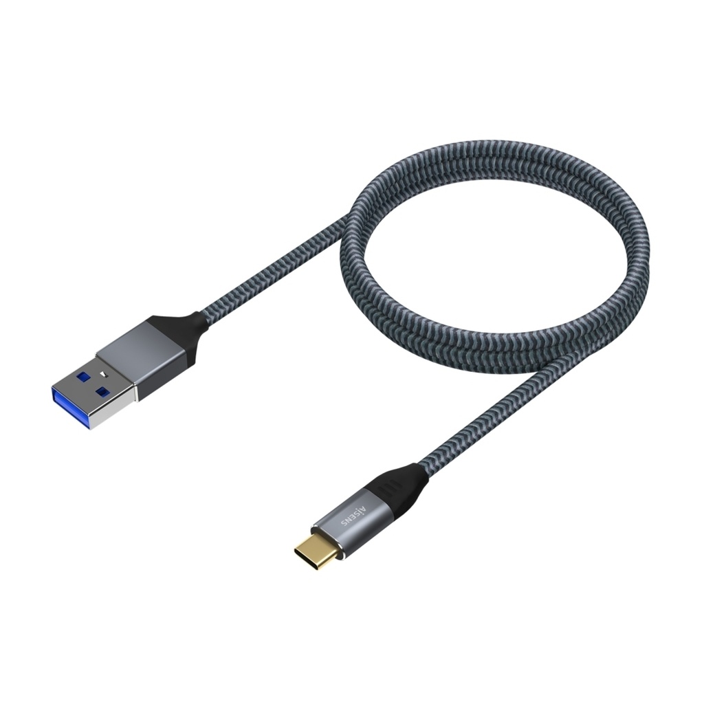 Cable USB 3.1 10Gbps con conector tipo USB-C aluminio 2 metros. Mod. A107-0633