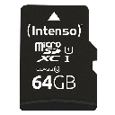 Tarjeta de memoria micro SD de 64 GB UHS-I CL10 Intenso. Mod. 3423490