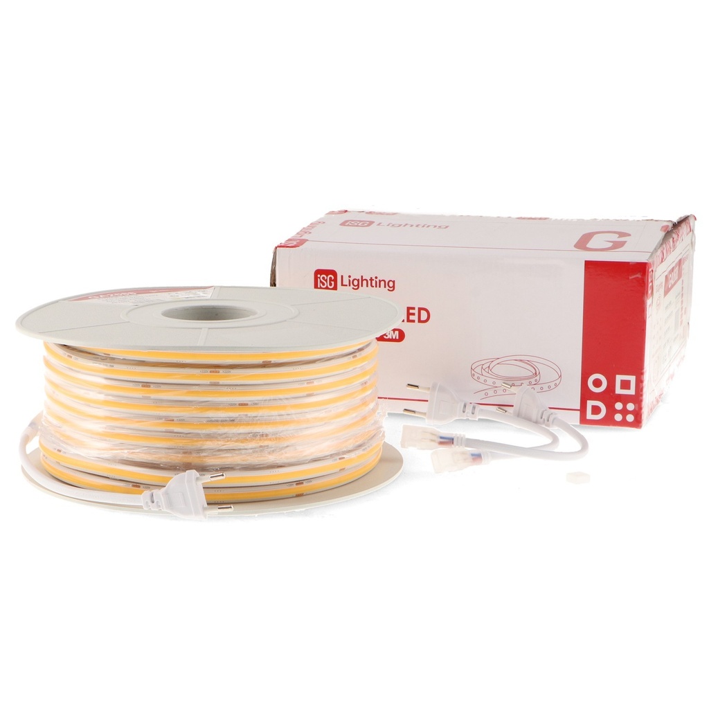 Tira de Led 220V Cob Point 14W/m Ip67 6000K. Mod. GA2685