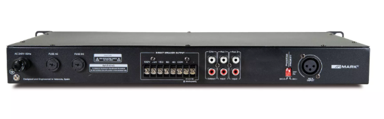 Amplificador 120 W @ 4 Ohm. L100V. USB/SD/BT Mark. Mod. PM 120 BT