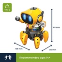 Radiador Robot educativo Tobbie con 2 modos y 6 patas. Mod. KSR18aceite 2500W gris Confort. Mod. 198422528