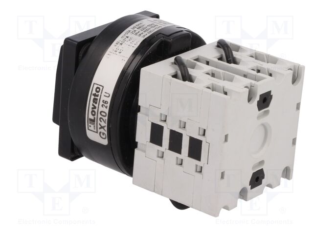 Interruptor de levas 3 polos 20A 1-0-2 3 posiciones. Mod. GX2026U