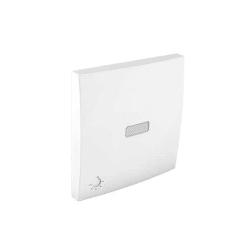 [EFABLTECLUZLUM] Tecla con Piloto de Señalización + simbolo luz LOGUS 90 color blanco EFAPEL. Mod. 90797 TBR