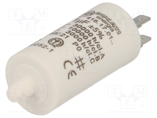 [416170164] Condensador de arranque motor 1 MF 450VAC. Mod. CPM1MF