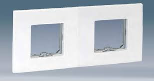 Marco 2 elemento blanco nieve SIMON 27. Mod. 2700620-030