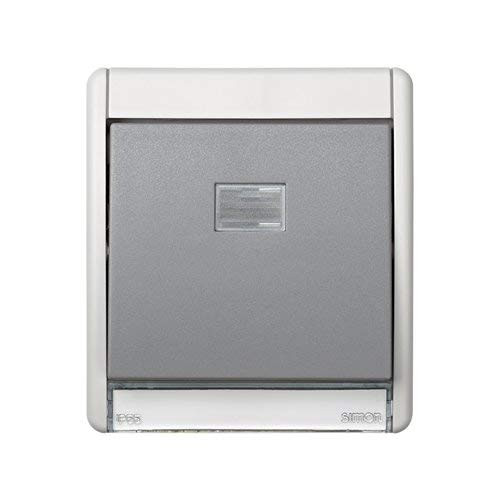 Tecla simple para mecanismos empotrar Simon 44 Aqua. Mod. 4400010-035