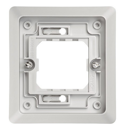 Marco para cajas de empotrar de 1 elemento Simon 44 Aqua. Mod. 4400610-035