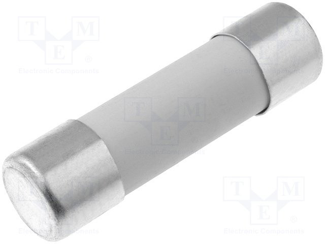 [00011010TME] Fusible de cartucho rápido de cerámica 4A 250VCA 5x20mm. Mod. 0001.1010