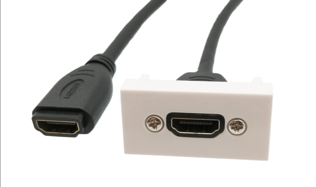 Conexión HDMI hembra placa a HDMI hembra 20 cm. Mod. 0043