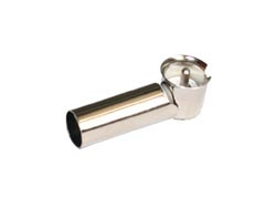 [0118MAVA] Conector Adaptador antena auto-radio Macho a Hembra tipo codo. Mod. 0118-M