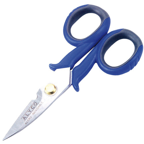 [108015ALY] Tijera electricista 14.5cm ALYCO AZUL. MOD. 108015