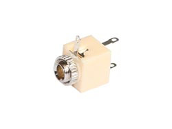 Conector Base Jack Ø 3,5 mm. con tuerca. Estéreo. Mod. 0229
