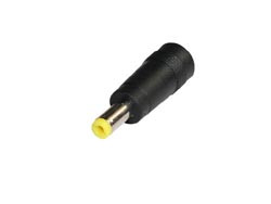 [0263DAVA] Adaptador Jack Hembra alim. 5.5x2.1 - Jack Macho alim. 5.5x2.1 CON FLEJES. Mod. 0263/D