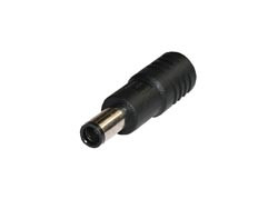 [0263IAVA] Adaptador Jack Hembra alim. 5.5x2.1 - Jack Macho alim. 7.4x5.0 c/pin interior TIPO HP. Mod. 151202