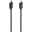 Cable USB AISENS A156-0868 USB4 40Gbps Tipo-C 240W 1.5m Negro. Mod. A156-0868
