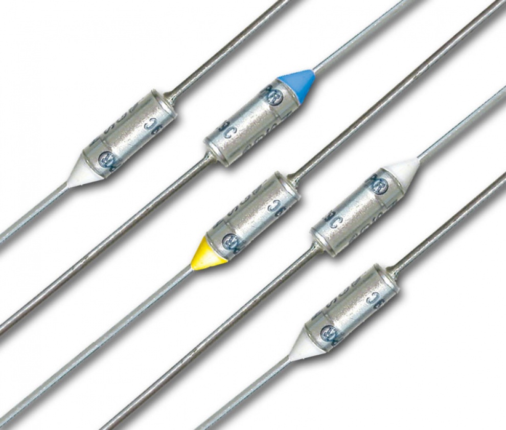 Fusible térmico metálico 65ºC 10A 250V. Mod. FUT056