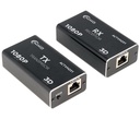 Prolongador activo de señales HDMI por 1 RJ45. UTP/FTP Cat6 o Cat.7 hasta 50m. Mod. ACTVH251