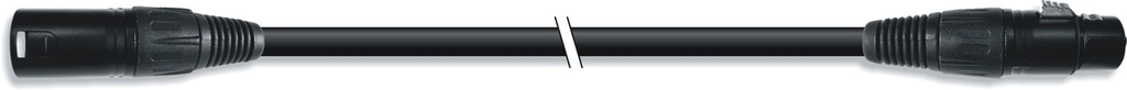 Conexión audio XLR macho a XLR hembra 3 metros. Mod. LYD1033MK1112