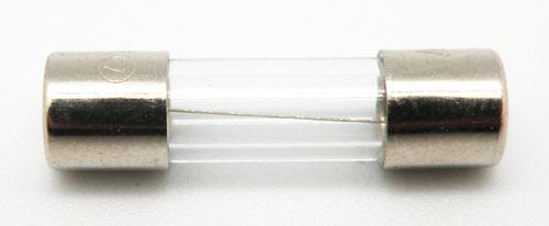 Fusible cristal 5x20mm. Fusión rápida. 100mA - 250V. Mod. 0710-100MA