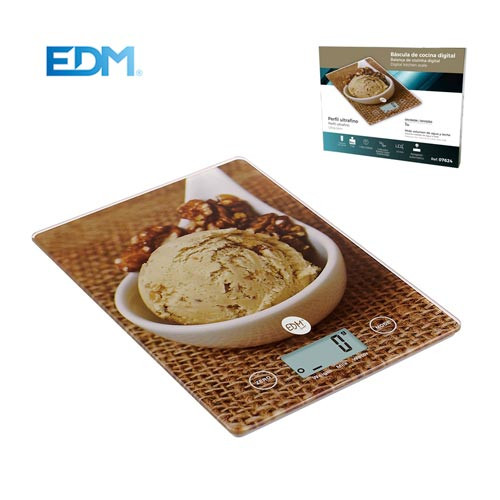 BASCULA COCINA DIGITAL MODELO HELADO MAX 5KG EDM. MOD. 07624