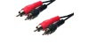 Conexión audio 2 RCA machos a 2 RCA machos 1.5 metros. Mod. 10261.5