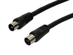 [1044IAVA] Conexión Video Macho TV-Hembra TV. Cable RG-59. Inyectada. 1.5 metros. Mod. CTV15NF
