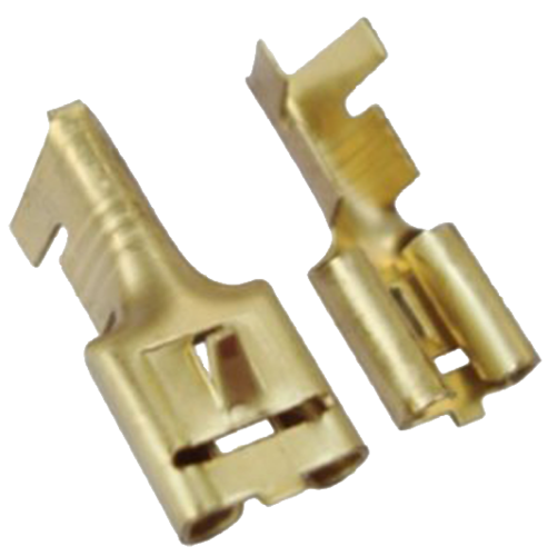 Terminal faston 6.3 mm hembra con retén. Mod. 000303638