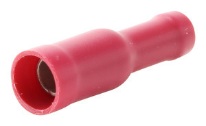 Terminal hembra cilíndrico, aislante de vinilo 1.5mm2.  Mod. 109281