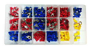 Kit de 300 terminales faston aislados. Mod. 	000303330