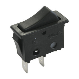 [11400PNEDH] Pulsador negro faston. Mod. 11.400.P/N