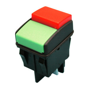 [11414INVR] Interruptor 2 teclas verde / rojo ON / OFF 16A. Mod. 11.414.I/NRV