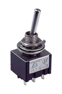 [11436CEDH] Conmutador palanca bipolar mini ON-ON 3A 250VAC. Mod. 11.436.C