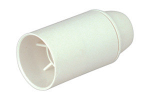 [12089BEDH] Portalámparas baquelita blanco E-14. Mod. 12.089/B