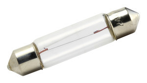 Lamparita filamento. Tipo faston 24V 0.75A. Mod. 12.450/24/0.125