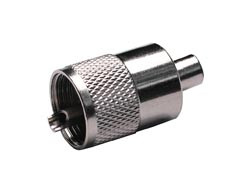 Conector PL-259 para RG-58. Aislante baquelita. Mod. 1313ELG