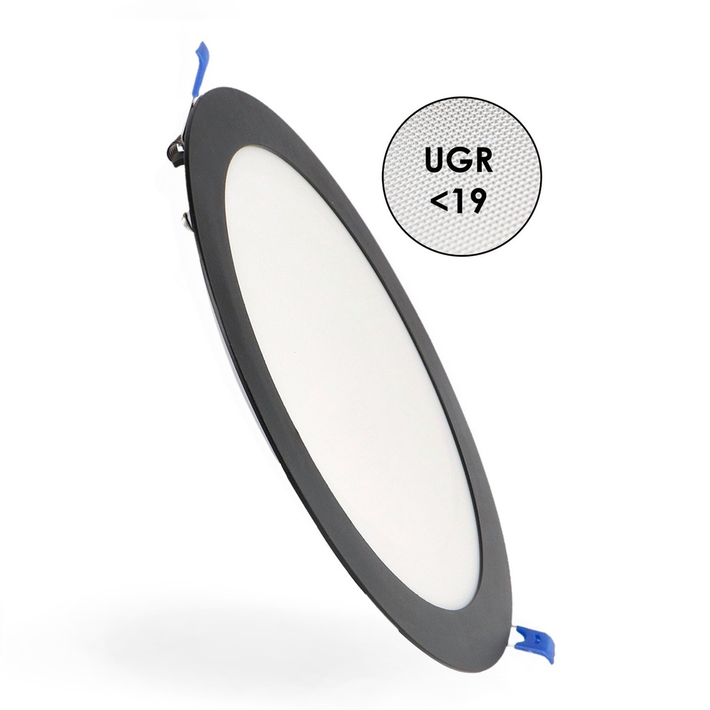 Downlight Panel Led Circular Negro 20W Cct. Mod. LM5583