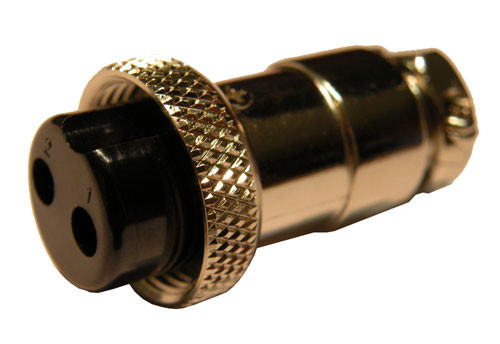 Conector micro hembra 2 pin aéreo. Mod. 102302F