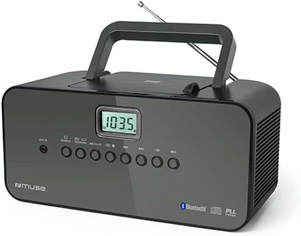 Radio CD Bluetooth portátil Muse. Mod. M-22BT