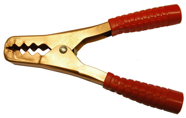 Pinza de batería 75A roja 135mm. Mod. 1556