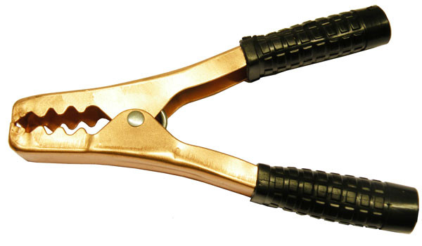 Pinza de batería 75A negra 135mm. Mod. 1557